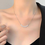 Sterling Silver Collarbone Chains Necklace