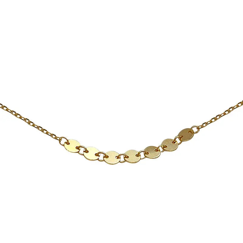Sterling Silver Collarbone Chains Necklace
