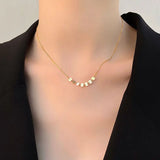 Sterling Silver Collarbone Chains Necklace