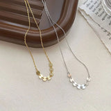 Sterling Silver Collarbone Chains Necklace