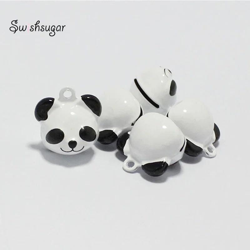 Chinese Kongfu Panda Jingle Bell Kids Keychain Decor