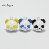 Chinese Kongfu Panda Jingle Bell Kids Keychain Decor