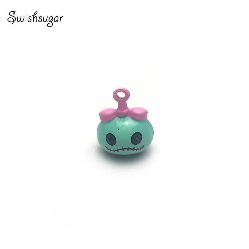 Cartoon Jingle Bell Charms Christmas Pet Cat Dog Pendant Craft