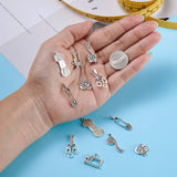 Tibetan Style Sewing Knitting Alloy Pendants Set