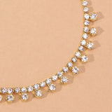 Sexy Beach Rhinestone Anklets Jewelry High Heels Ankle Chain Foot Accessories