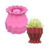 Beauty Legs Silicone Pot Mold Succulent Flowerpot Clay Cement Plaster Molds