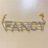 Big Money Dollar Rhinestone Necklace Choker