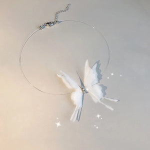 Sexy Lace Butterfly Choker Necklace for Women
