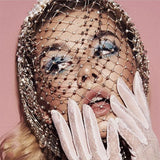 Crystal Rhinestone Mesh Hair Band Head Hoop Headband Cover Face Veil