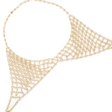 Sexy Rhinestone Bra Chain Body Accessories Jewelry