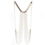Sexy Chain Necklace Women Tassel Punk Long Necklace Female Jewelry