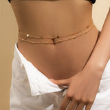 Sexy Chain Waist Body Jewelry Accessory for Women Waistband Party