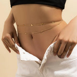 Sexy Chain Waist Body Jewelry Accessory for Women Waistband Party