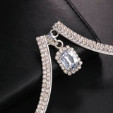 Sexy Gem Pendant Rhinestone Body Chain