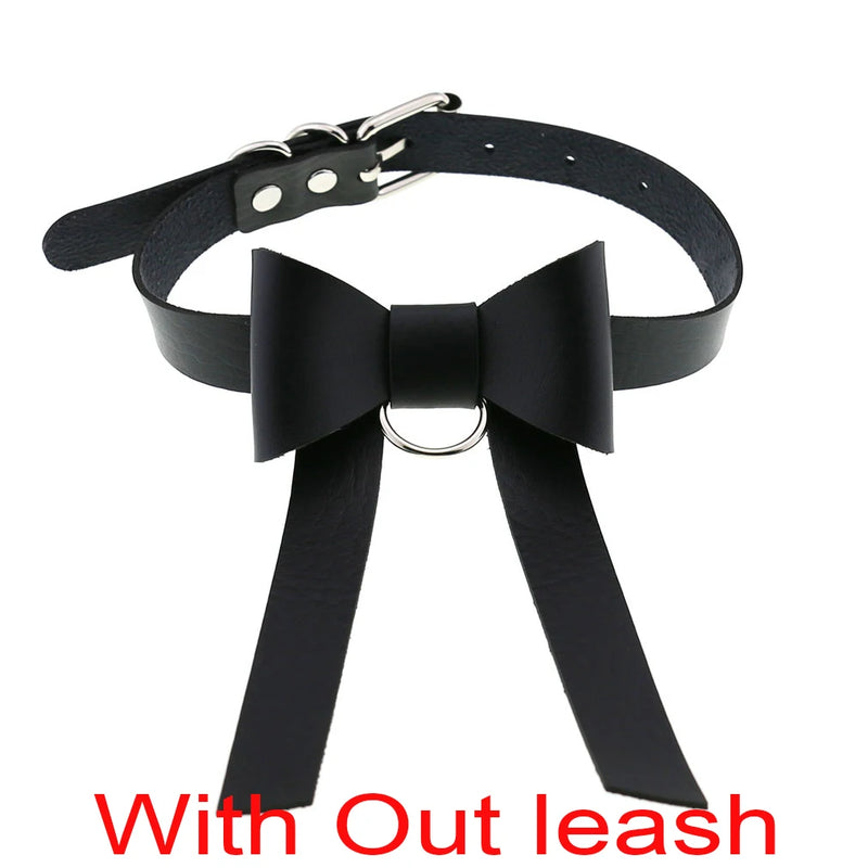 Sexy Choker Collar Leather Neck Bondage Cosplay Punk Jewelry Women Goth Necklace