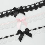 Sexy Lolita Lace Collar Choker Necklace Gothic BDSM Cosplay Party Jewelry