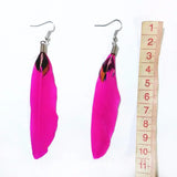Sexy Feather Dangle Earrings Tassel Ear Drops Performa Women