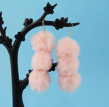 Fluffy Tassel Drop Earrings for Women