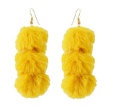 Fluffy Tassel Drop Earrings for Women