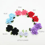 Sexy Harajuku Leather Lolita Flower Choker Punk Collar Necklace