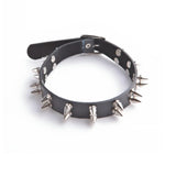 Sexy Harajuku Hot Dark Heart Rivet Necklaces Leather Choker