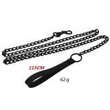Sexy Goth Choker Leather Neck Bondage Cosplay Jewelry