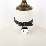 Harajuku Gothic Choker Leash Chain Punk Leather Collar Necklace