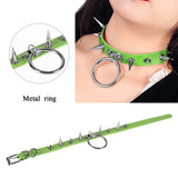 Sexy Harness Halloween Punk Collar Necklace Goth Leather Rivet Choker