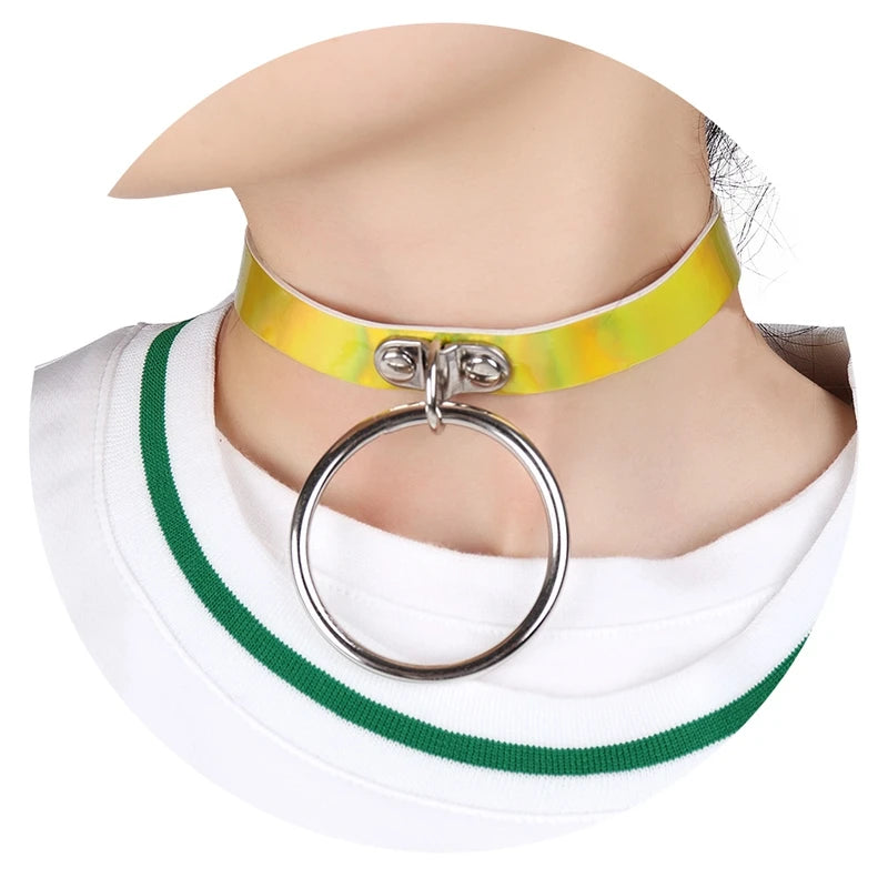 Sexy Women's Choker Garter Belt Gothic Harajuku Body Lingerie