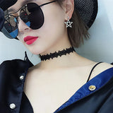 Sexy Lace Crochet Chokers Necklaces Women Flower Necklace Colar