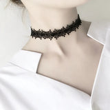 Sexy Lace Crochet Chokers Necklaces Women Flower Necklace Colar