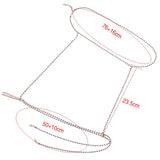 Sexy Metal Body Chain Rhinestone Cover Up Waist Leg Chain