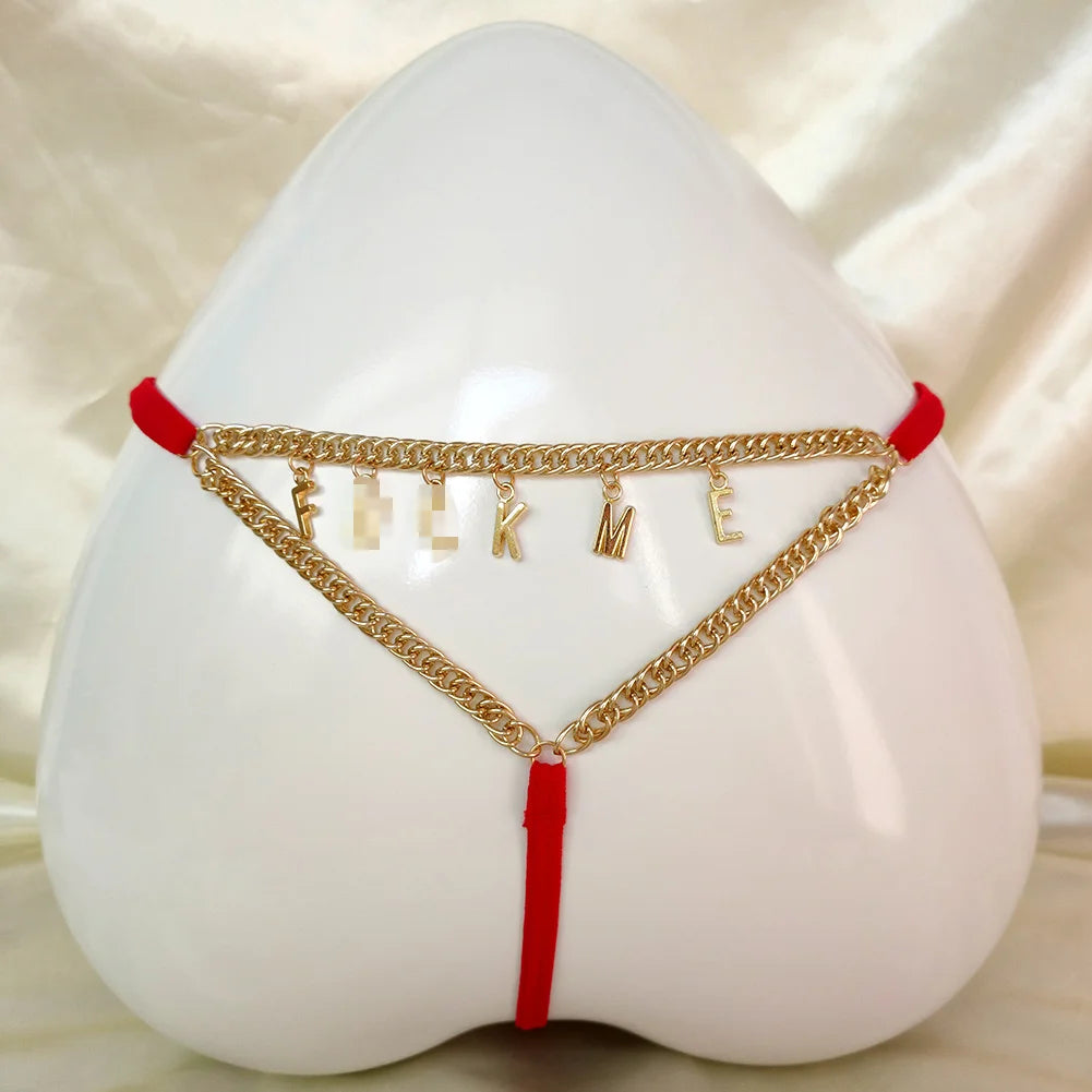 Personalized Multicolor Bikini Waist Body Chain for Women