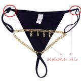 Personalized Multicolor Bikini Waist Body Chain for Women