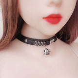 Sexy PU Leather Choker Couple Collar Necklaces