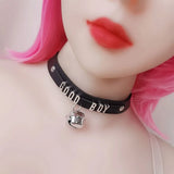 Sexy PU Leather Choker Couple Collar Necklaces
