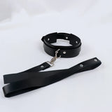 Sexy PU Leather Traction Rope Collar Necklace Punk Tassel Choker