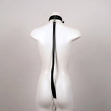 Sexy PU Leather Traction Rope Collar Necklace Punk Tassel Choker