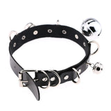 Punk Leather Choker Collar Bondage Cosplay Gothic Necklace