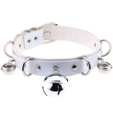 Punk Leather Choker Collar Bondage Cosplay Gothic Necklace