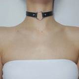 Sexy Punk Choker Collar Leather Choker Necklace Girls P