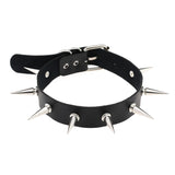 Sexy Punk Gothic Belt Choker Necklaces Leather Collar Rivet