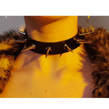Sexy Punk Gothic Belt Choker Necklaces Leather Collar Rivet