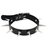 Sexy Punk Gothic Belt Choker Necklaces Leather Collar Rivet