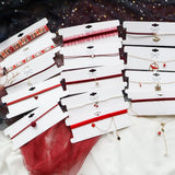Red Lace Velvet Choker Necklace for Women
