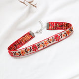 Red Lace Velvet Choker Necklace for Women