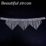 Rhinestone Women's Anklet Tassel Crystal Pendant Heels Accessory