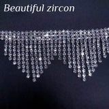 Rhinestone Women's Anklet Tassel Crystal Pendant Heels Accessory
