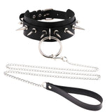 Gothic Cosplay Slave Costume BDSM Bondage Choker Necklace