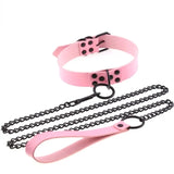 Gothic Cosplay Slave Costume BDSM Bondage Choker Necklace